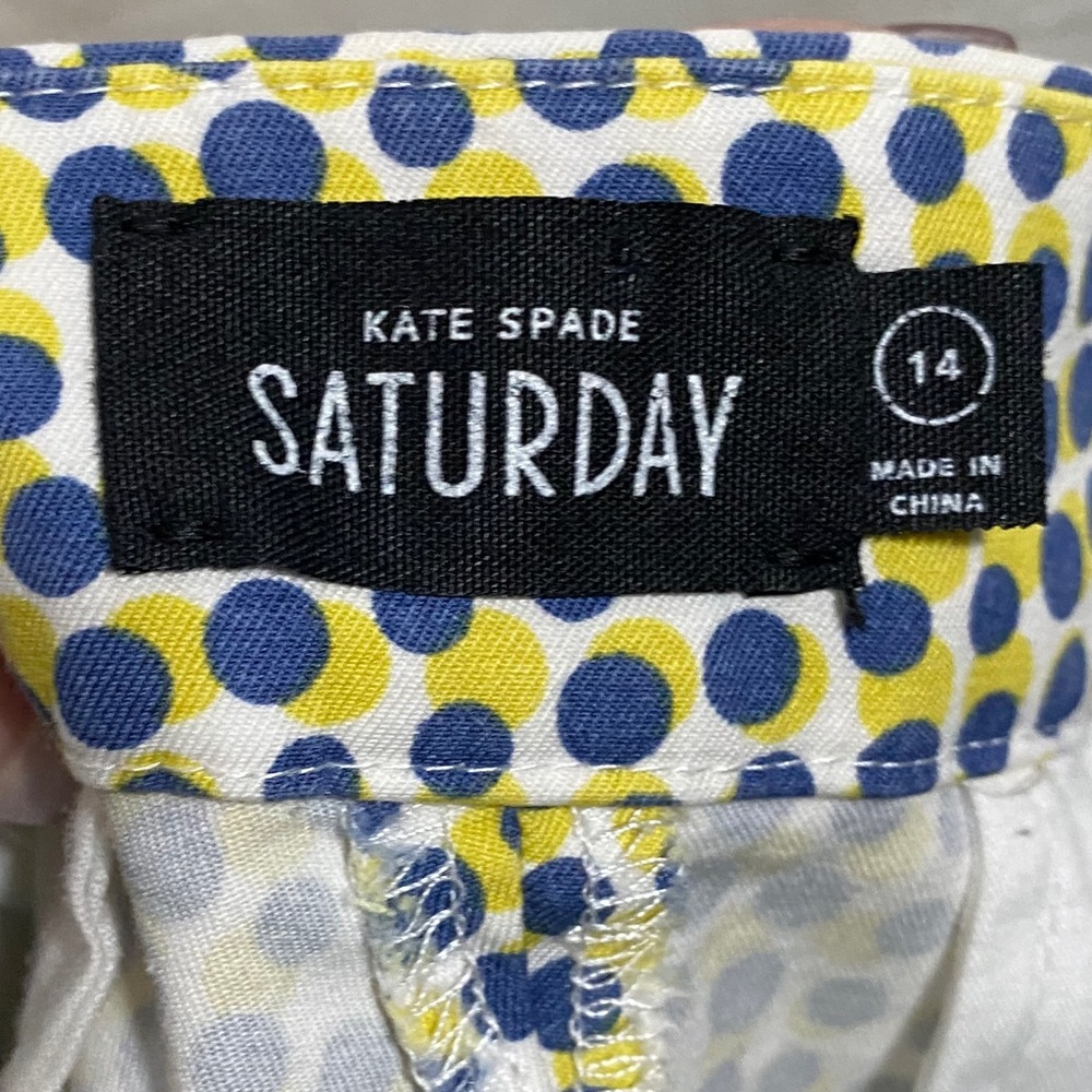 Kate Spade Saturday Polka Dot Shorts SZ 14 - Picture 4 of 4